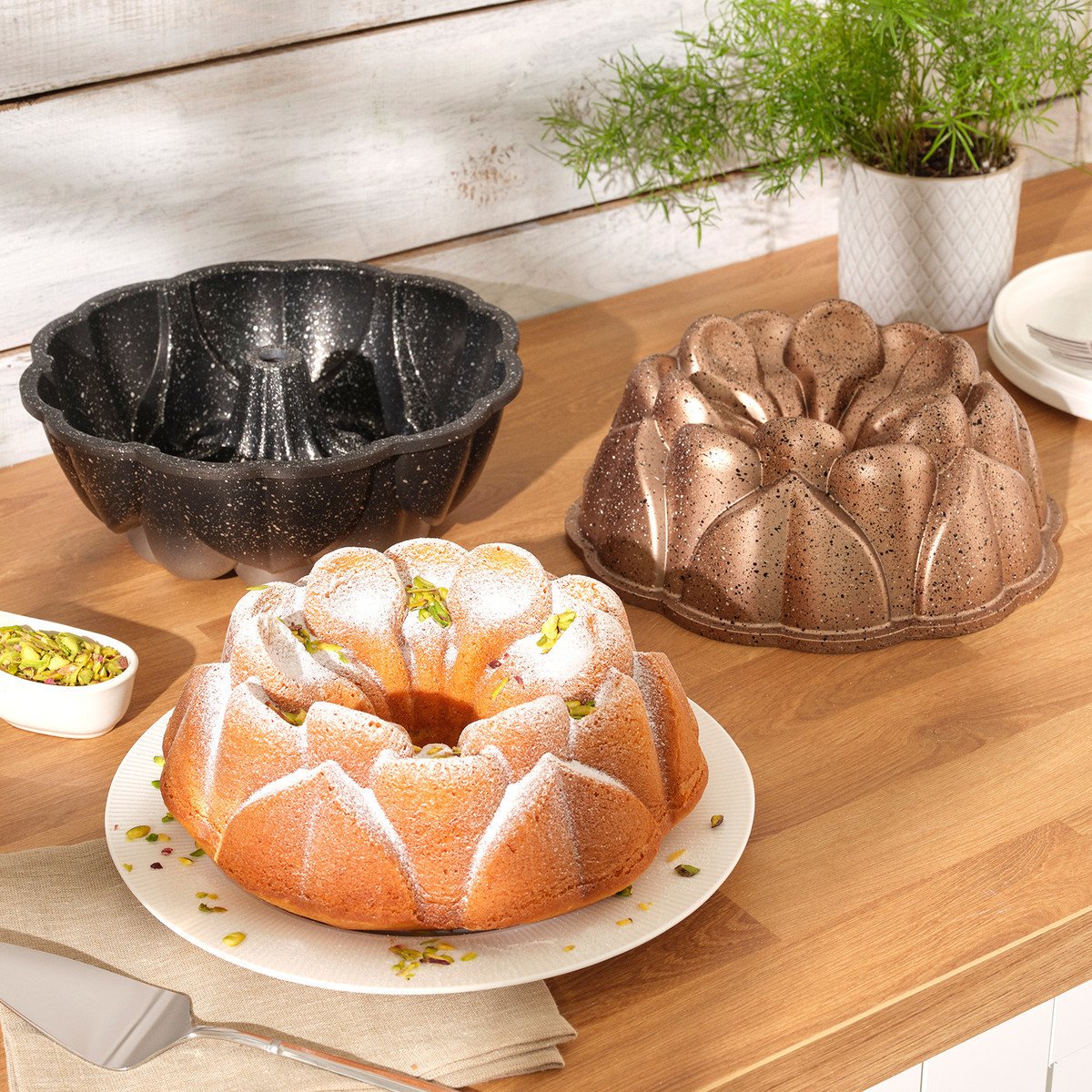 Emsan Bloom Kek Kalıbı Gold