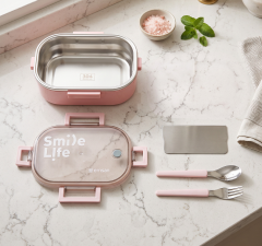 Emsan Smile Life Lunch Box Pembe