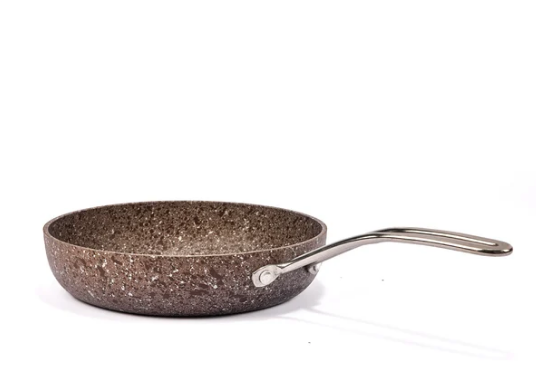 BRİONİ Stone-Age Terra 24 cm Çizilmez Yanmaz Yapışmaz İndüksiyonlu Tava