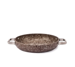 BRİONİ Stone-Age Terra 22 cm Çizilmez Yanmaz Yapışmaz İndüksiyonlu Sahan