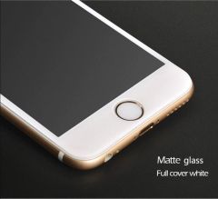 Joyroom Alen Matte Full Cam iPhone 7-8 Plus Temperli Cam Ekran Koruyucu Beyaz