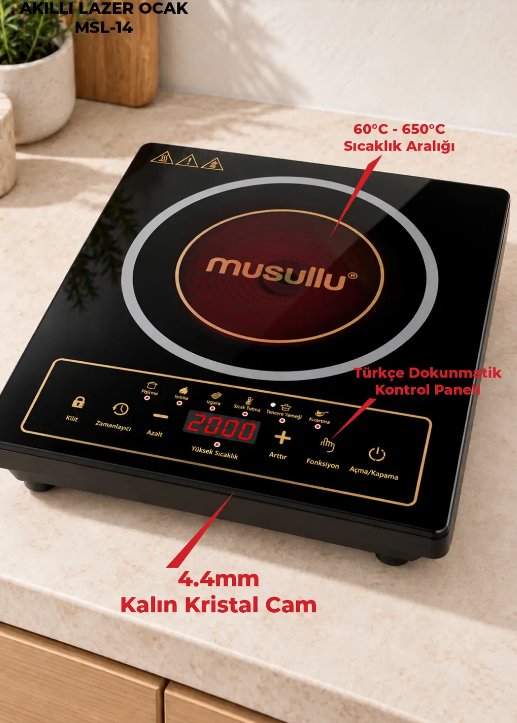Musullu MSL-14 Akıllı Lazer Ocak