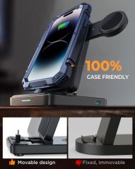Joyroom 4 in 1 Katlanabilir Şarj İstasyonu Lightning
