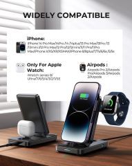 Joyroom 4 in 1 Katlanabilir Şarj İstasyonu Lightning