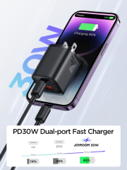 Joyroom 30W Pd 2'li USB + Type-C Şarj Aleti Adaptör