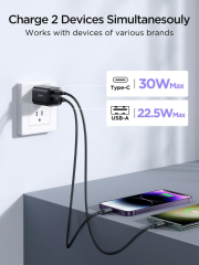 Joyroom 30W Pd 2'li USB + Type-C Şarj Aleti Adaptör