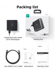 Joyroom 140W Pd 4 Port Şarj Adaptörü + 240w Kablo