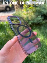 İphone 14 Pro Max Hybrid Magsafe Animasyonlu Sararmaz Kılıf