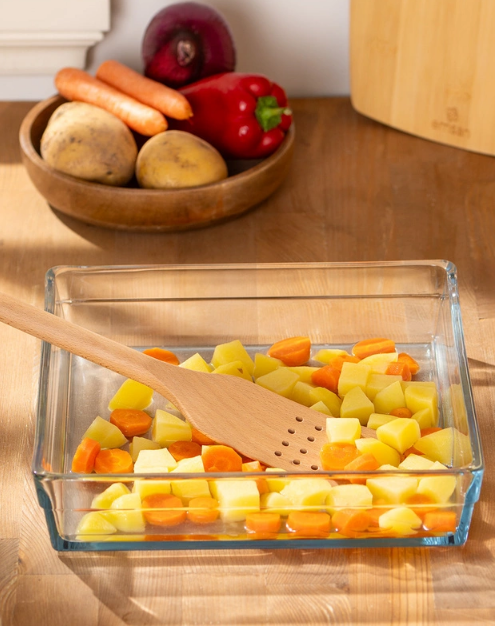 Emsan Rustik Bambu Oluklu Spatula 27 cm