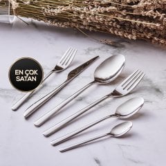 Emsan Elegance Bello 84 Parça 12 Kişilik Çatal Kaşık Bıçak Seti Lüks Kutulu