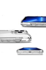İphone 15 Plus Kılıf Kamera Çıkıntılı Şeffaf Darbe Emici Sert Silikon Kapak T-Max