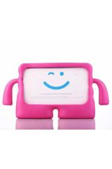 İpad Pro 11 Uyumlu İbuy Kılıf Yumuşak Standlı Silikon Çocuk Tablet Kılıfı Kırmızı