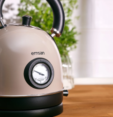 Emsan Turtle Kettle Beige