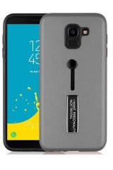 SAMSUNG J6 STANDLI KILIF GRİ
