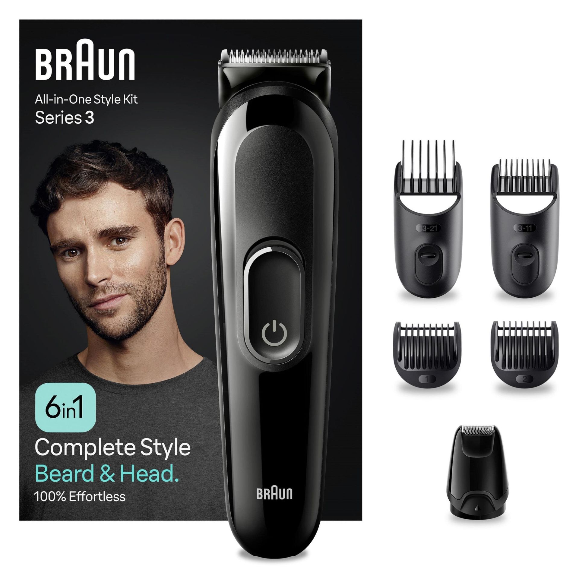 Braun Series 3 MGK3410 Hepsi Bir Arada Şekillendirme Seti, 6’sı 1 Arada Erkek Bakım Kiti
