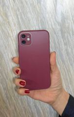 İphone 13 Pro Max Mat Cam Elektro Kamera Korumalı Kılıf