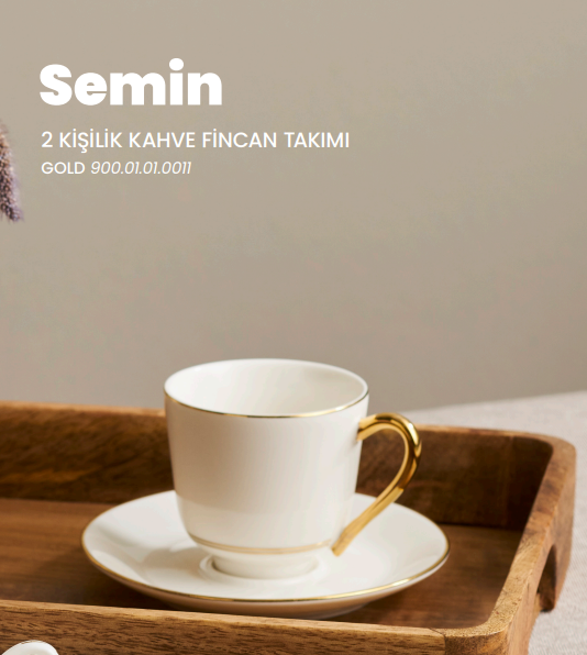 EMSAN SEMİN 2'Lİ KAHVE FİNCAN TAKIMI
