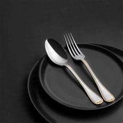 MONACO ALTIN SATEN 84 PARÇA DERİ KUTULU ÇATAL KAŞIK BIÇAK TAKIMI