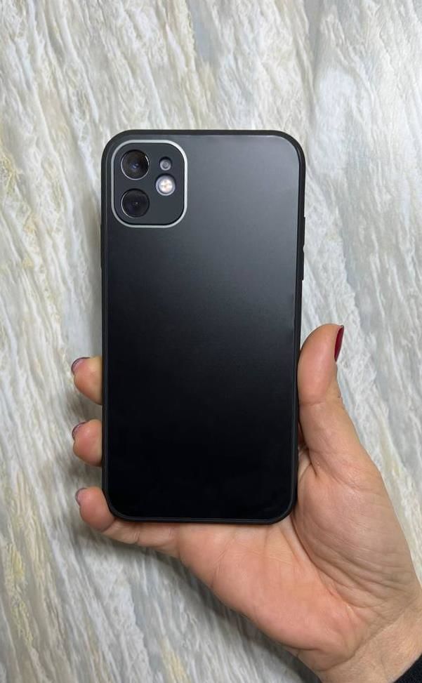 İphone 7-8 Plus Parlak Cam Kamera Korumalı Telefon Kılıfı