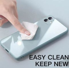 iPhone XR Parlak Cam Kamera Korumalı Telefon Kılıfı