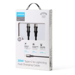 Joyroom S-2024N1 PD Hızlı Şarj ve Data Kablosu Type-C to Lightning 20W 2M