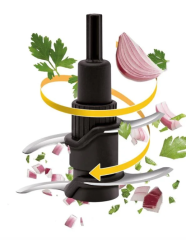 TEFAL MasterChop Powelix Maxi 4 Bıçaklı Beyaz Rondo ve Doğrayıcı