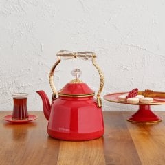 Emsan Troy Vintage Kırmızı Kettle