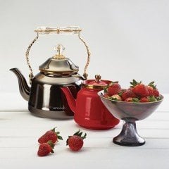 Emsan Troy Vintage Siyah Kettle
