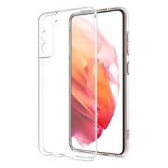 Samsung Galaxy S21 FE Kamera Korumalı Şeffaf Tıpalı Silikon Kılıf
