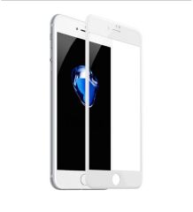 Joyroom JM225 İphone 7 Plus Tam Kaplayan Temperli Erkan Koruyucu Beyaz