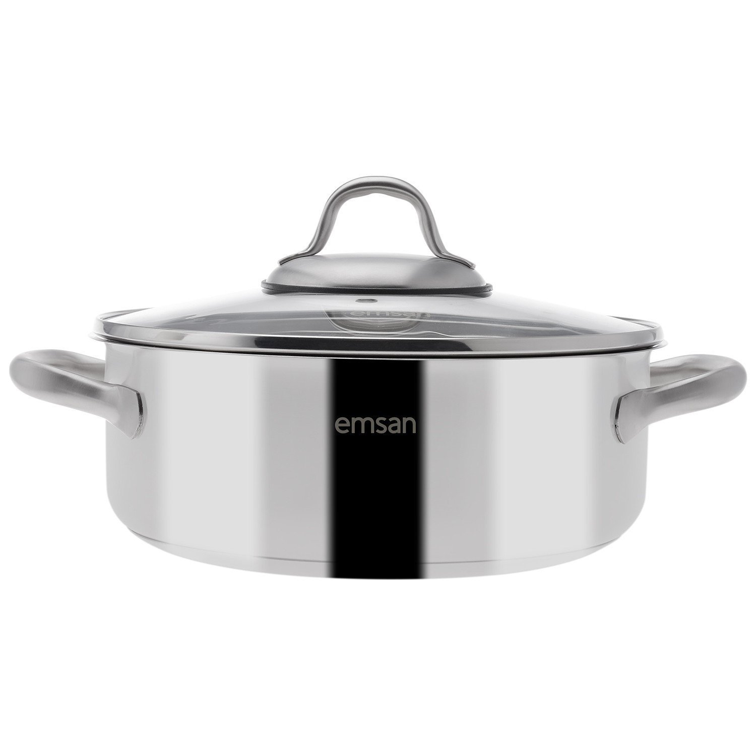 EMSAN STEEL FORCE 22 CM KARNIYARIK TENCERE