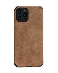 iPhone 11 Pro Max Köşe Korumalı Antik Deri Telefon Kılıfı