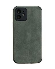 iPhone 11 Pro Max Köşe Korumalı Antik Deri Telefon Kılıfı