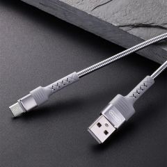 Joyroom S-M363 1.2m 2.4A Mikro USB Hızlı Şarj ve Veri Kablosu Gri