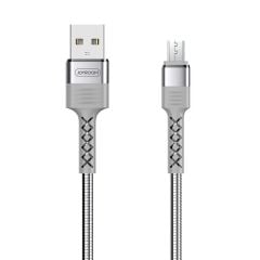 Joyroom S-M363 1.2m 2.4A Mikro USB Hızlı Şarj ve Veri Kablosu Gri