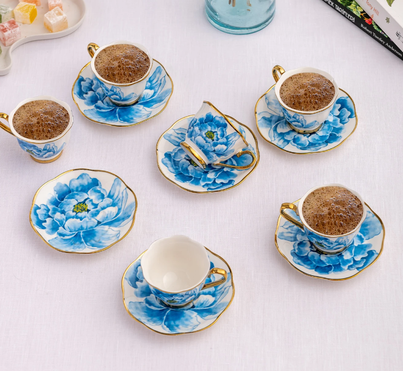 EMSAN DORA 6 KİŞİLİK KAHVE FİNCAN TAKIMI