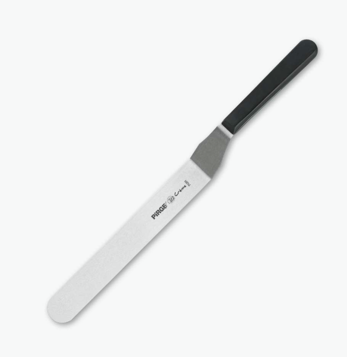 PİRGE 71201 CREME PASTA PALETİ KIVRIK 30 CM SİYAH