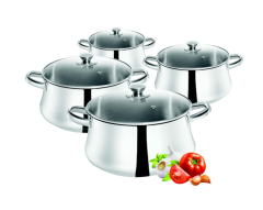 TEFAL CLASSİC 8 PARÇA ÇELİK TENCERE SETİ