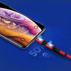 Joyroom S-M376 Type-c Mikro İphone Örgülü Çoklu USB Kablosu