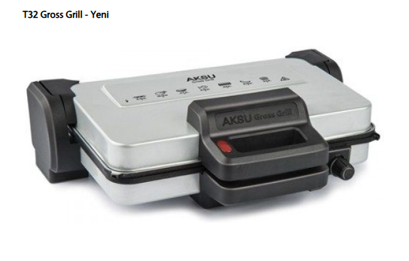 AKSU GROSS GRİLL TOST MAKİNESİ T32