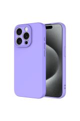 İphone 15 Pro Max İle Uyumlu İçi Kadife Yumuşak Silikon Lansman Telefon Kılıfı