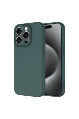İphone 15 Pro Max İle Uyumlu İçi Kadife Yumuşak Silikon Lansman Telefon Kılıfı