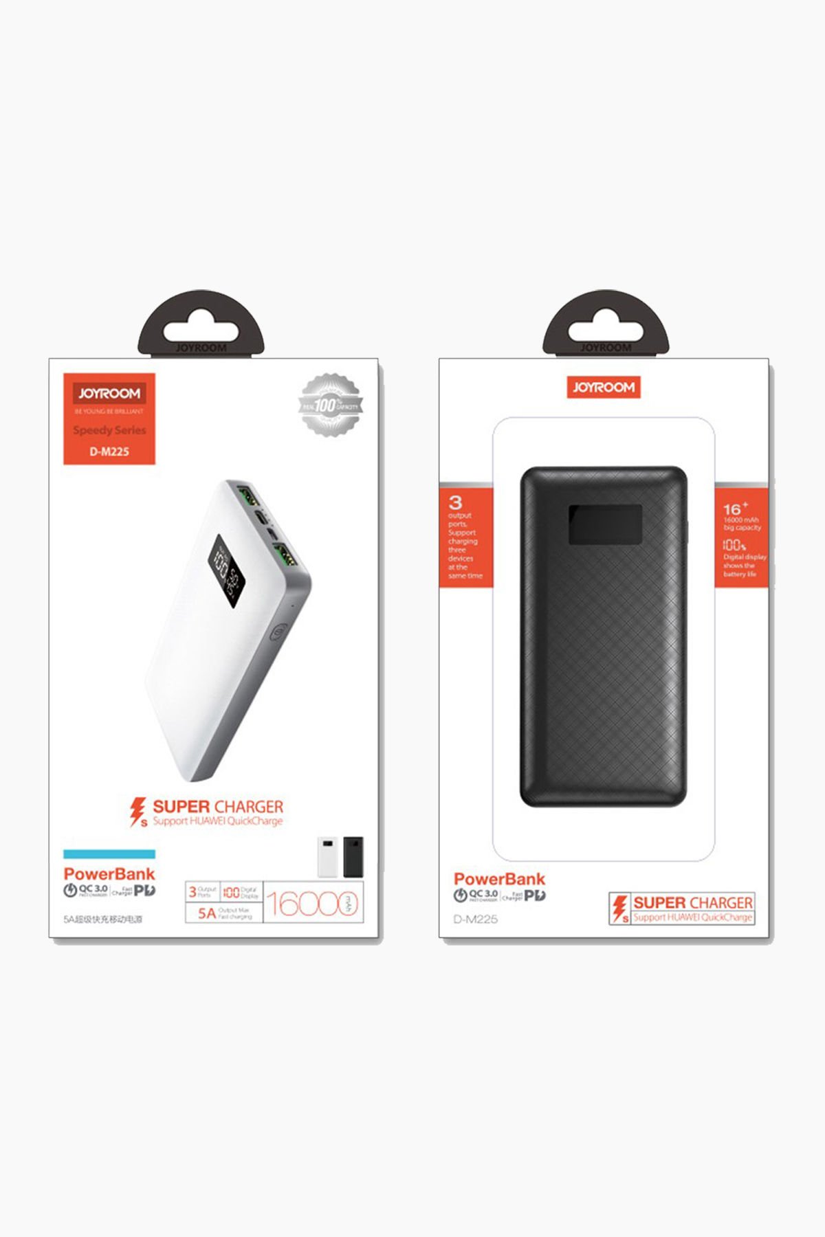 Joyroom D-M225 16.000 mah Süper Hızlı Şarj Powerbank