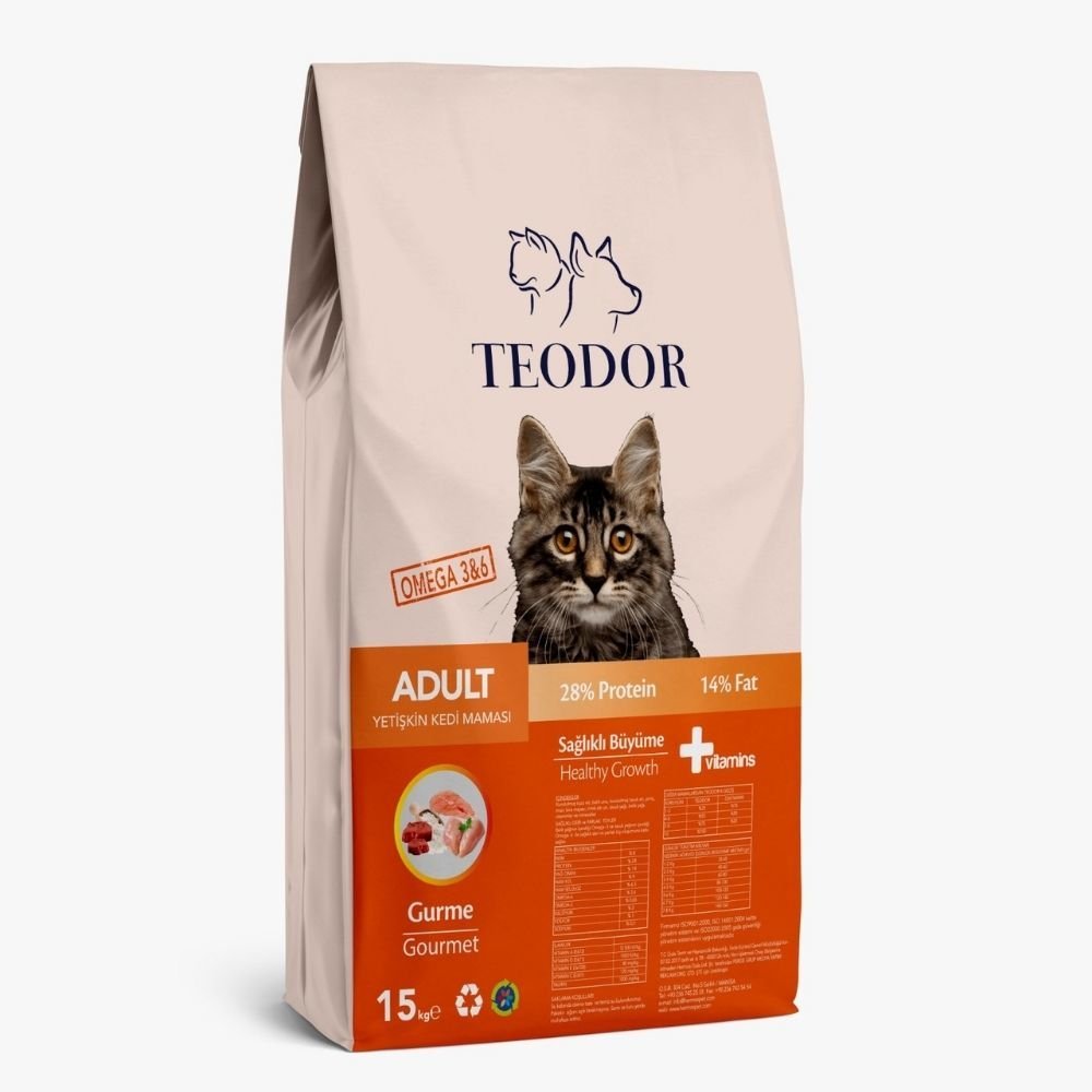 Teodor Adult Gurme Yetişkin Kedi Maması 15 Kg