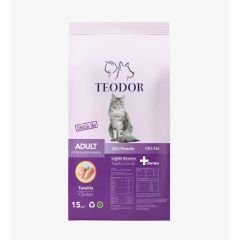 Teodor Adult Tavuklu Yetişkin Kedi Maması 15 Kg