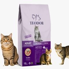 Teodor Adult Tavuklu Yetişkin Kedi Maması 15 Kg