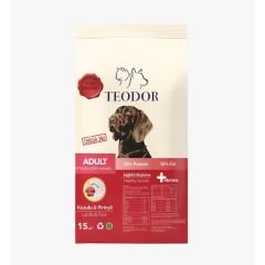 Teodor Adult Kuzu Etli ve Pirinçli Yetişkin Köpek Maması 15 Kg
