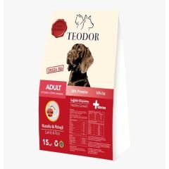 Teodor Adult Kuzu Etli ve Pirinçli Yetişkin Köpek Maması 15 Kg