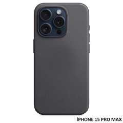 iPhone 15 Pro Max için MagSafe özellikli Mikro Dokuma Kılıf