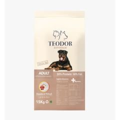 Teodor Rottweiler Adult Kuzu Etli ve Pirinçli Yetişkin Köpek Maması 15 Kg